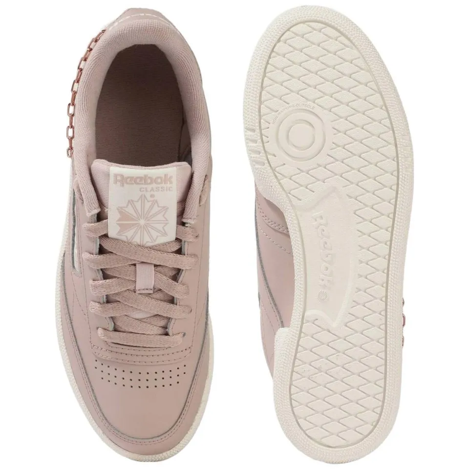Reebok Club C 85 suède sneakers - roze/wit, foto 3