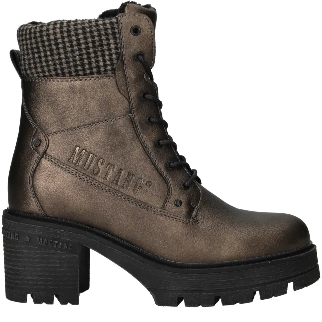Mustang veterboots goud Goudkleur
