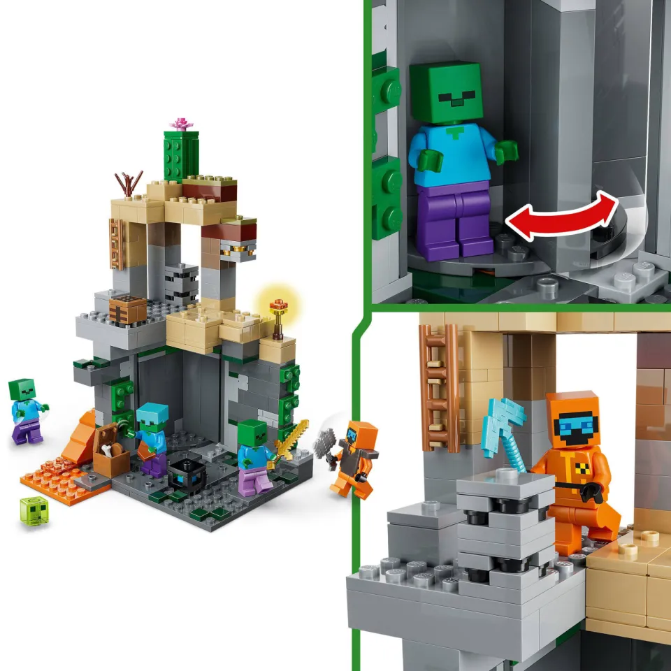 Lego Minecraft Zombiekerker Speelgoed voor Kinderen en Gamers 21587, foto 3