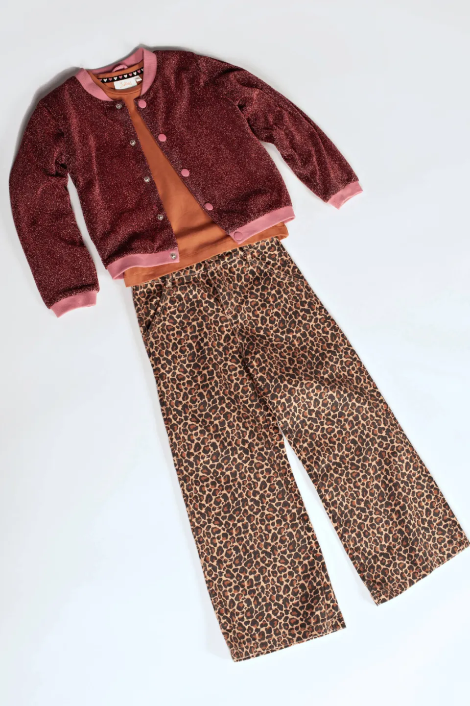 Jubel wide leg jeans City Chic donkerbruin/zwart, foto 8