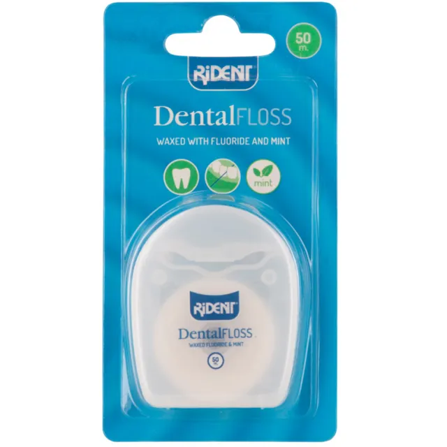 Rident Floss met fluoride, gewaxed