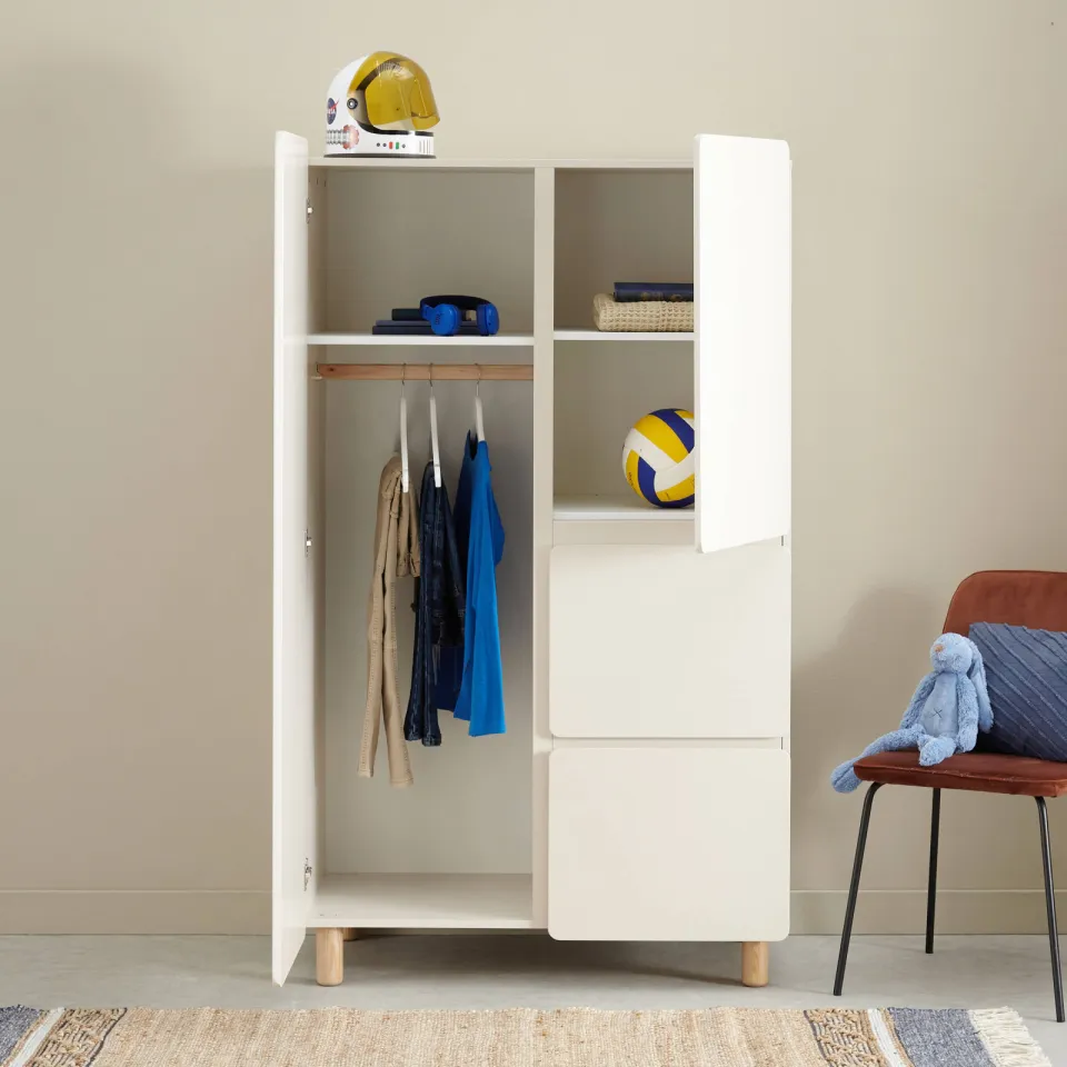 NOUS Kids Sky kledingkast beige, foto 4