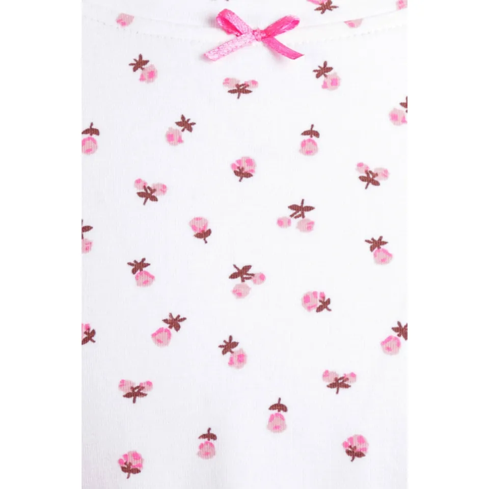 Little Label pyjama met roze bloemenprint, foto 3