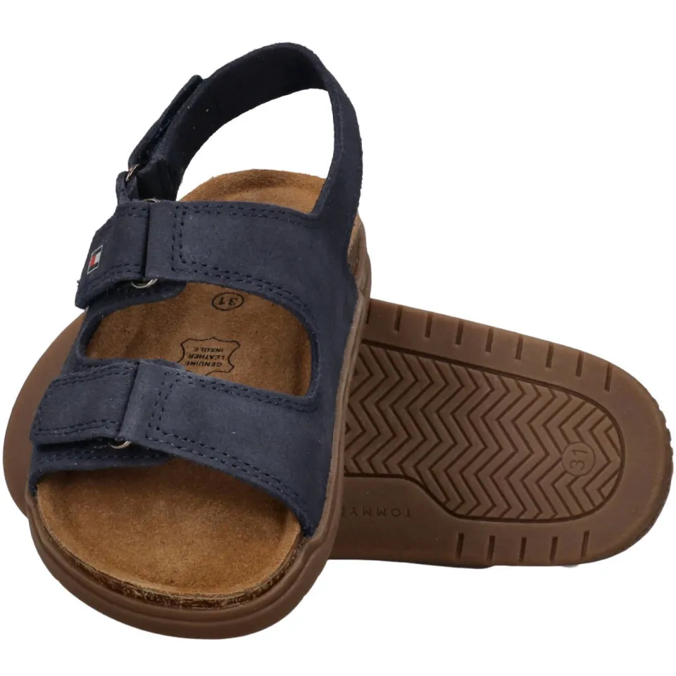 Tommy Hilfiger Francis platte sandalen donkerblauw, foto 3