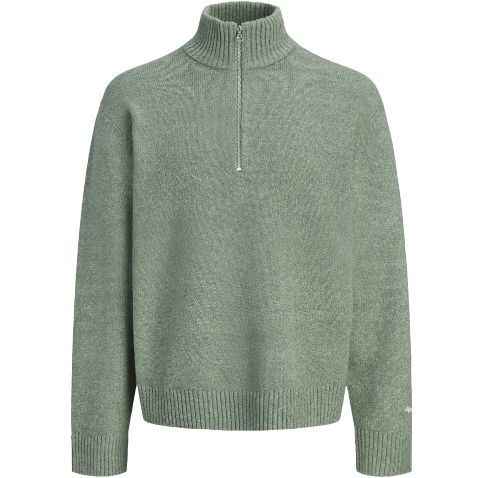 Jack & Jones JUNIOR gebreide trui met borduursels - groen, foto 3