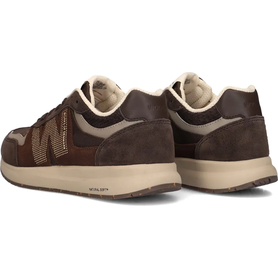 Woden Sneakers Rigmor Heritage Bruin, foto 4