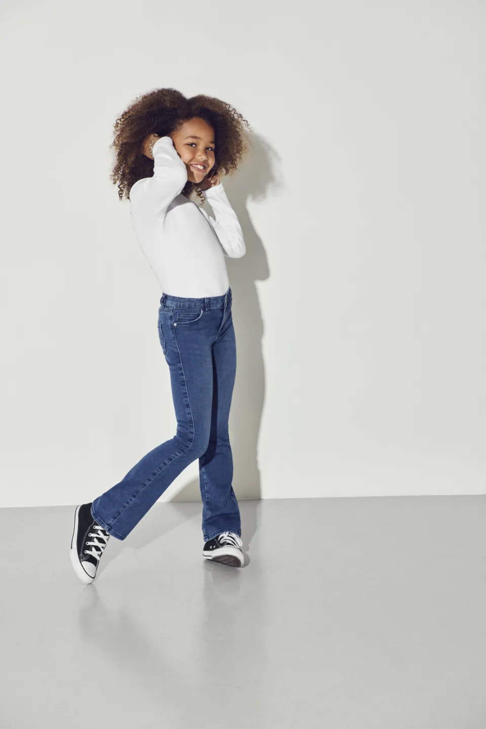 KIDS ONLY high waist flared jeans KONROYAL stonewashed, foto 5