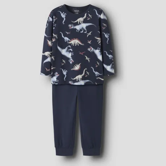 NAME IT Dino pyjama donkerblauw, foto 3