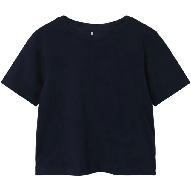 NAME IT T-shirt donkerblauw effen, foto 2