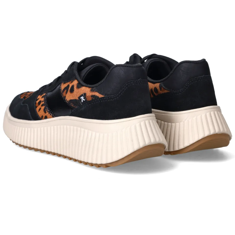 Rieker lage sneakers zwart, foto 4