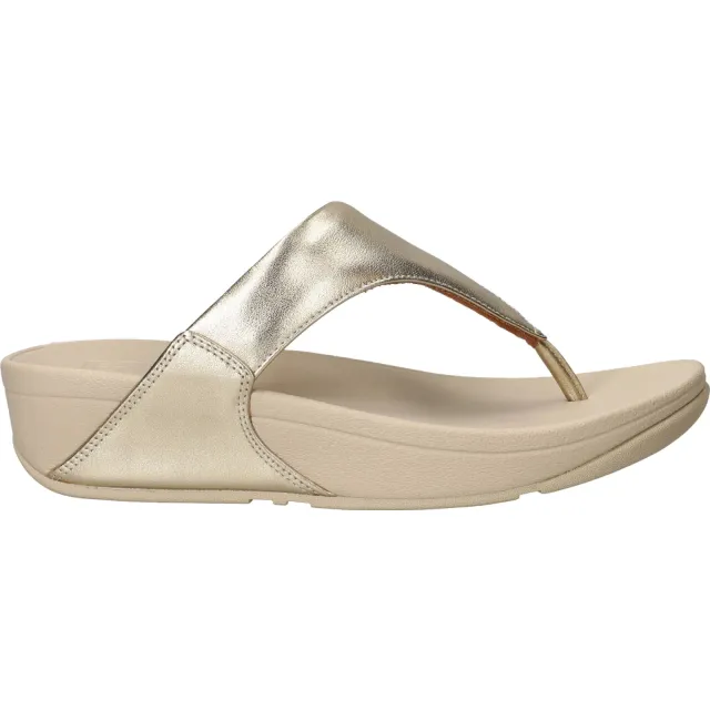 FitFlop Lulu Teenslippers Dames Goud Goudkleur