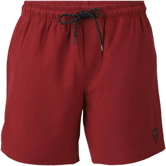 Brunotti zwemshort Iconic donkerrood