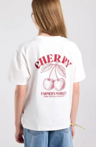 America Today t-shirt met backprint wit, foto 6