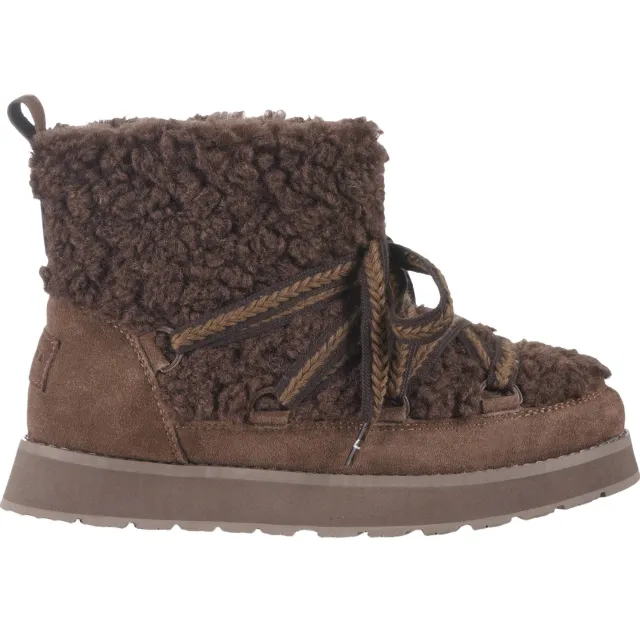 Luhta Ihana teddy snowboots - donkerbruin
