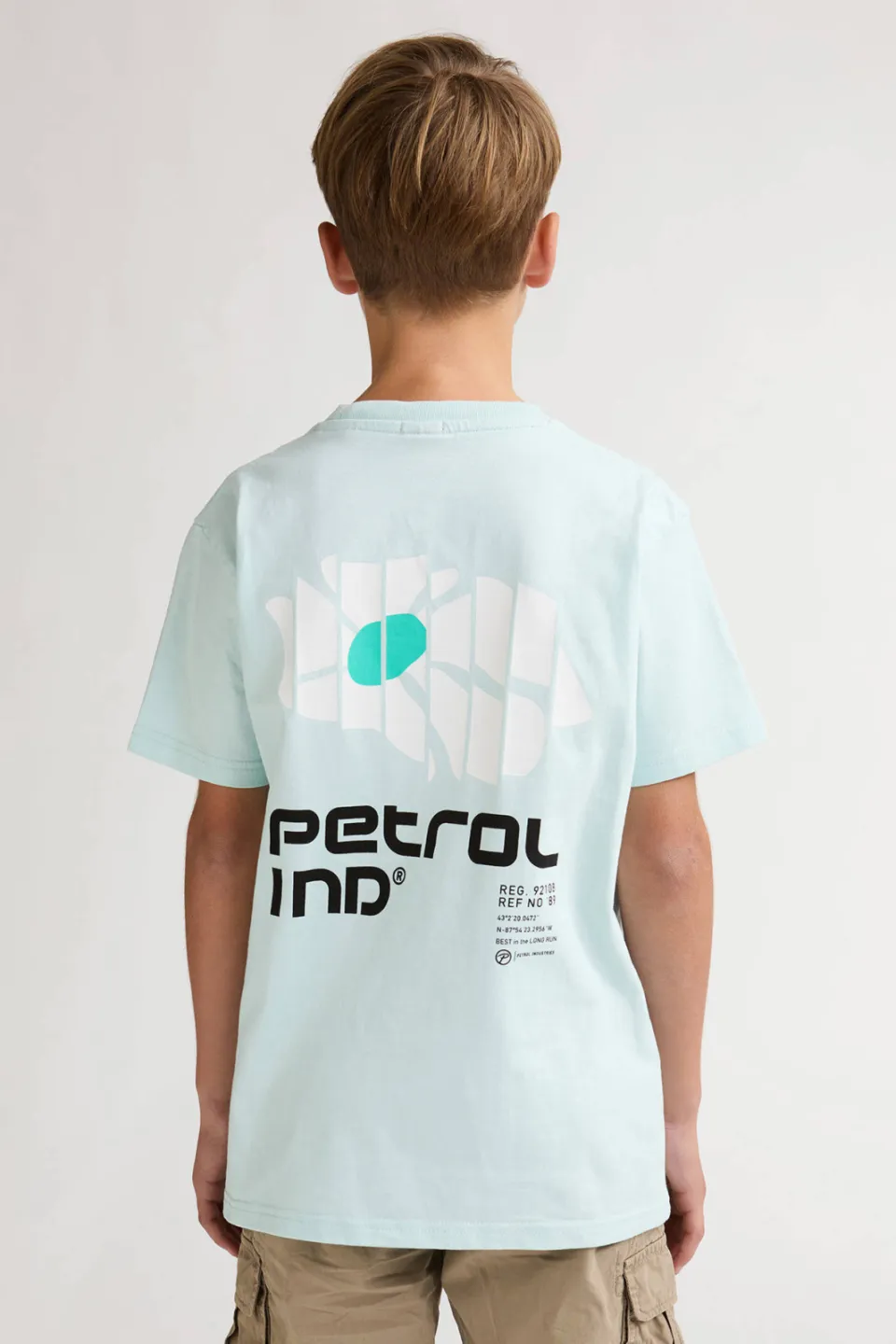 Petrol Industries t-shirt met backprint mintgroen, foto 5