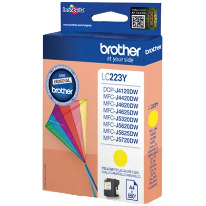 Brother LC-223Y gele inktcartridge geel