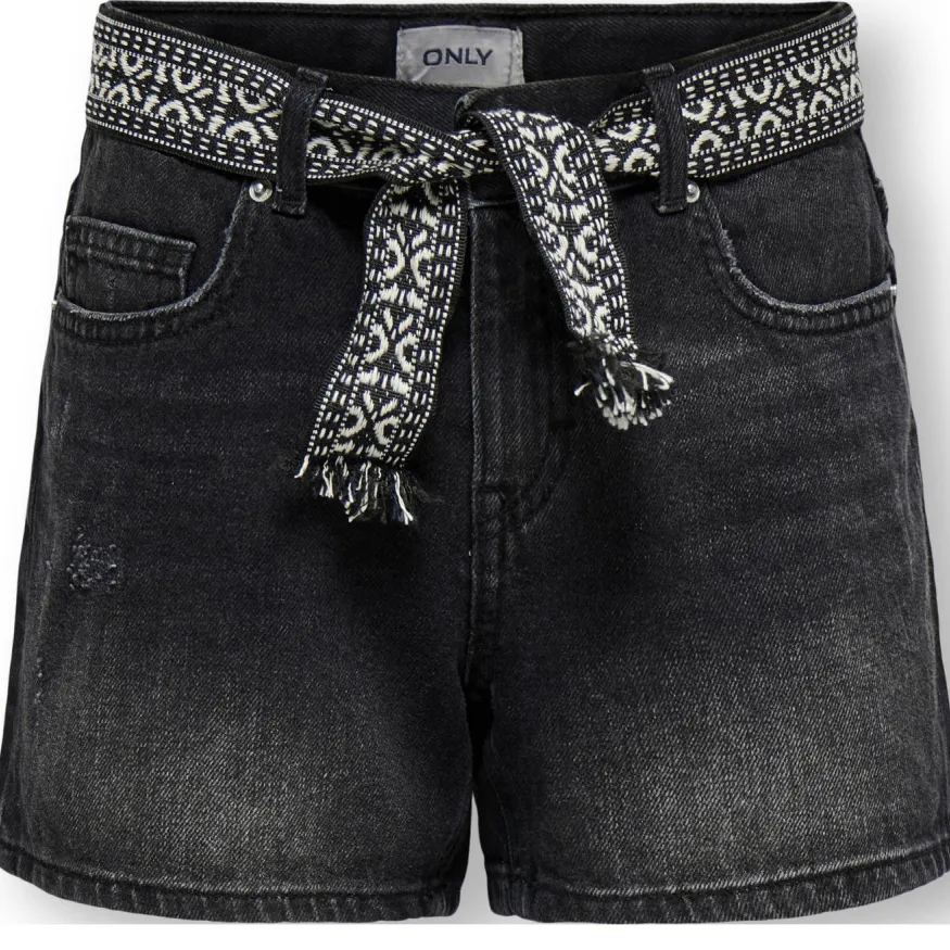 Only Girl denim straight short washed black, foto 2