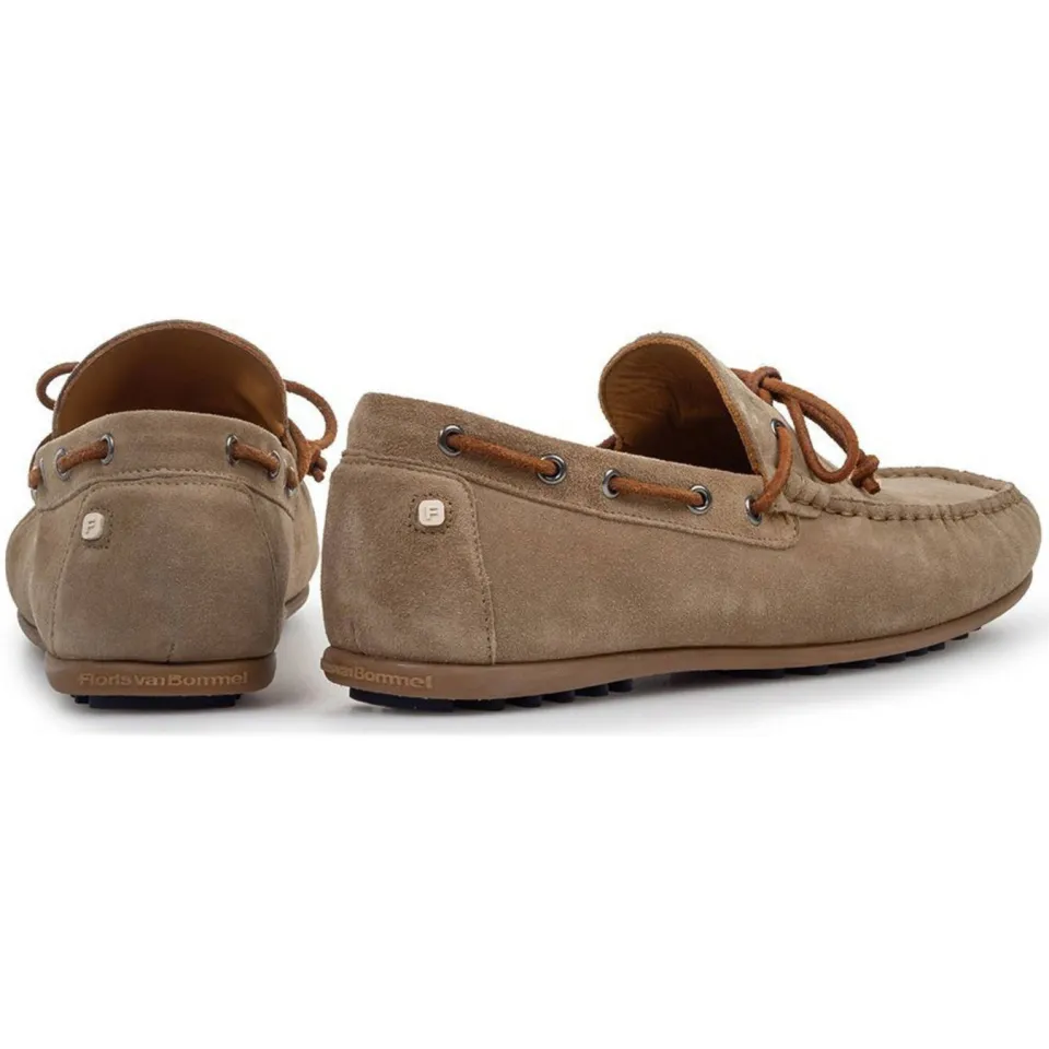 Floris Van Bommel De Drijver 01.12 suède mocassins lichtbruin, foto 3