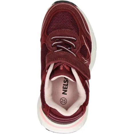 Nelson Kids chunky suède sneakers - bordeaux, foto 4