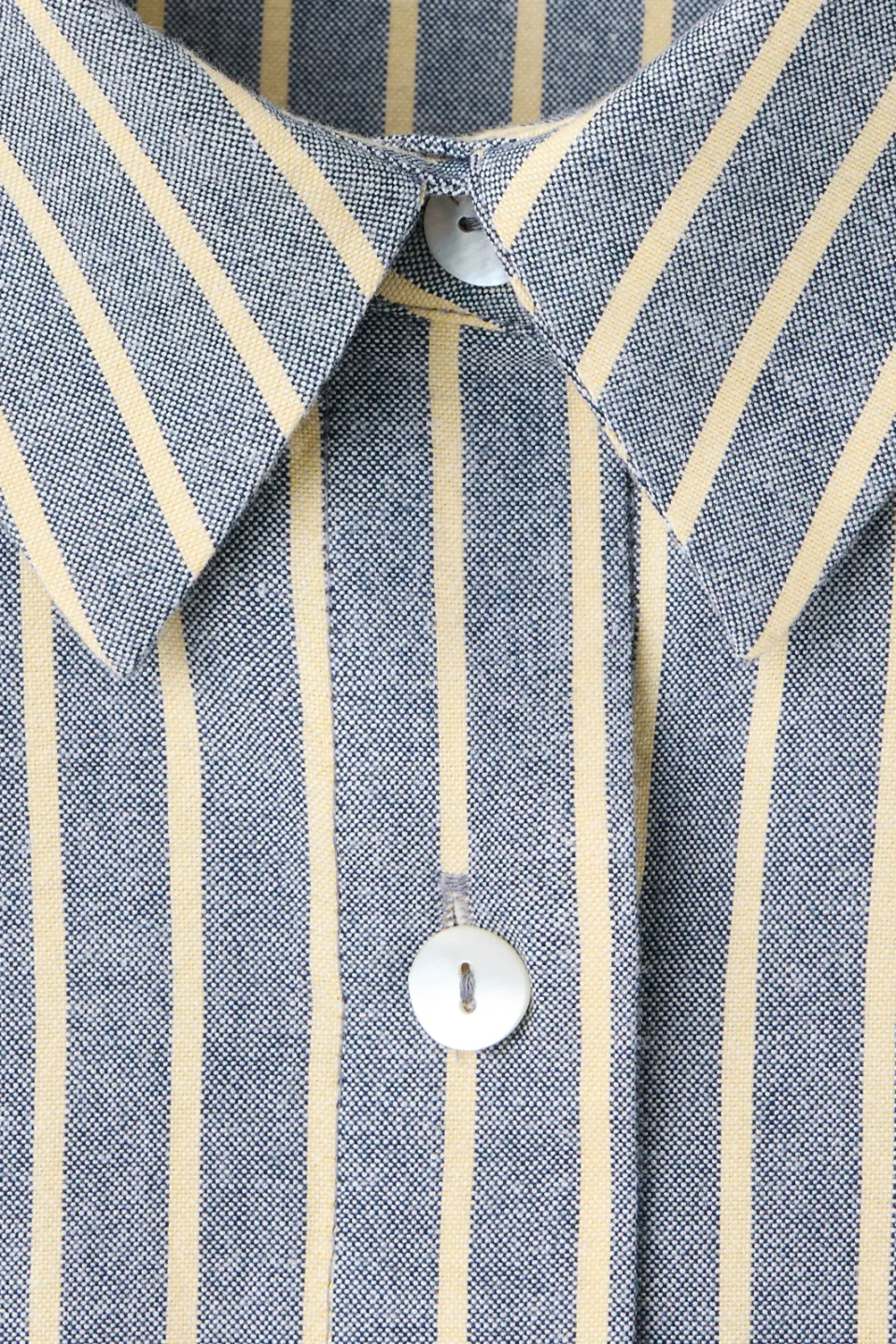 Mango TEEN gestreepte blouse lichtblauw/ecru, foto 8