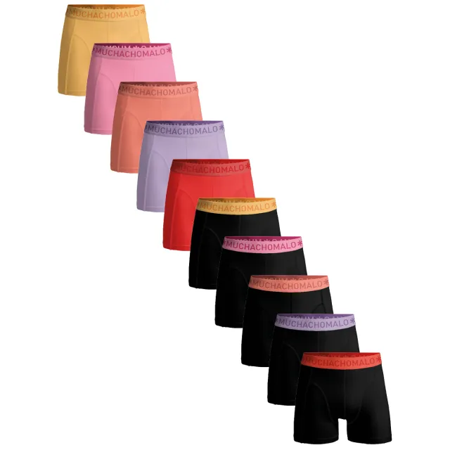 Muchachomalo Heren 10-pack Boxershorts Veelkleurig