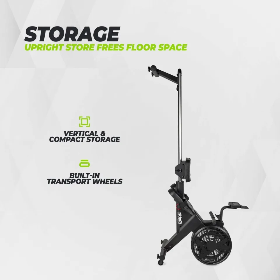 Virtufit Elite Air Magnetic roeitrainer zwart, foto 2