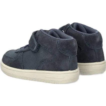 Nelson Kids suède sneakers donkerblauw blauw, foto 3