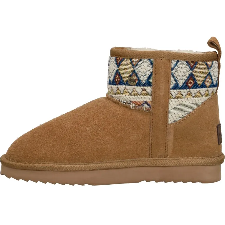 Warmbat Wallaby Woven enkellaarsje cognac, foto 2