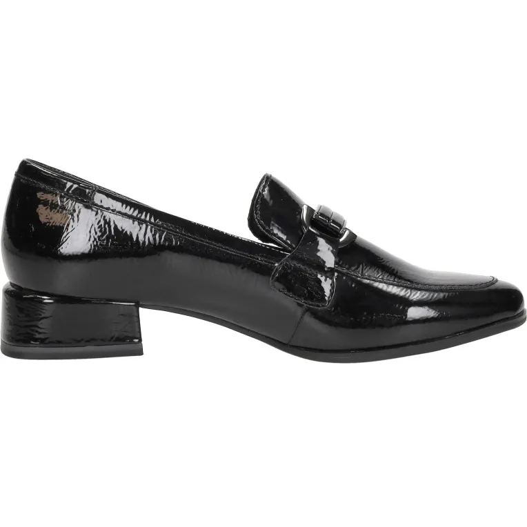 Marco Tozzi mocassin zwart lak