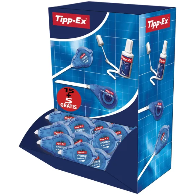 Tipp-ex Correctietape tipp-ex easy refill ecolutions 5mmx14m 15+5 gratis