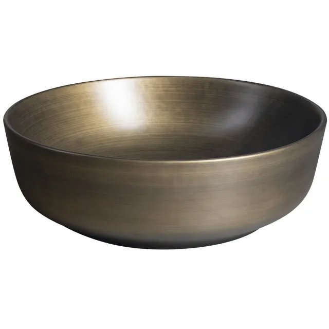 Sapho Waskom Sapho Priori Rond 41.5x41.5x13.5cm Keramisch Bruin