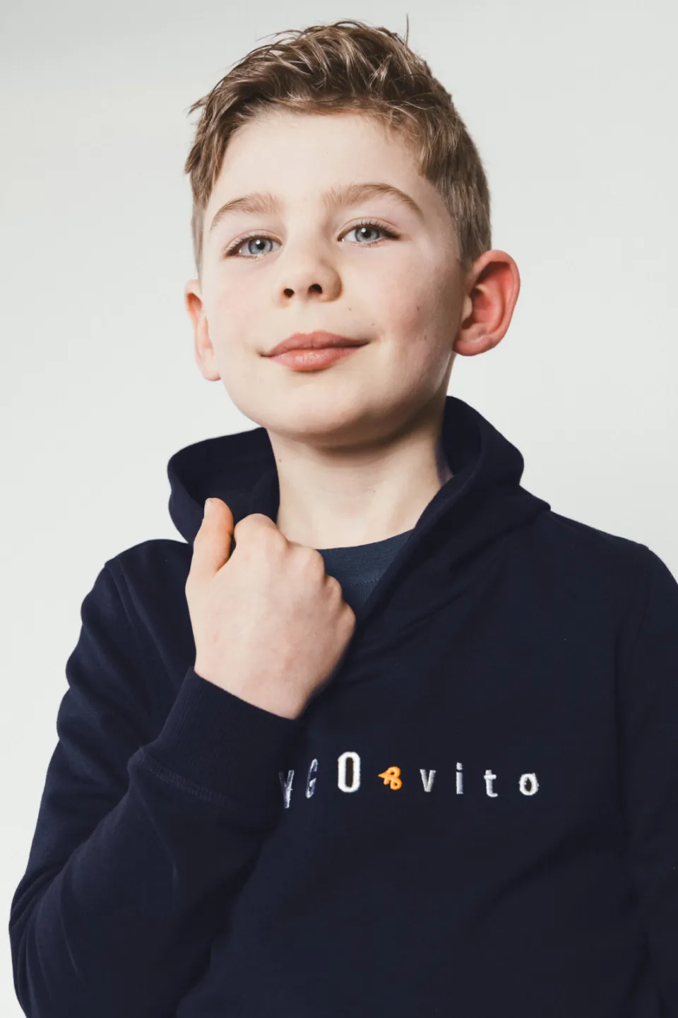 TYGO & vito hoodie donkerblauw, foto 5