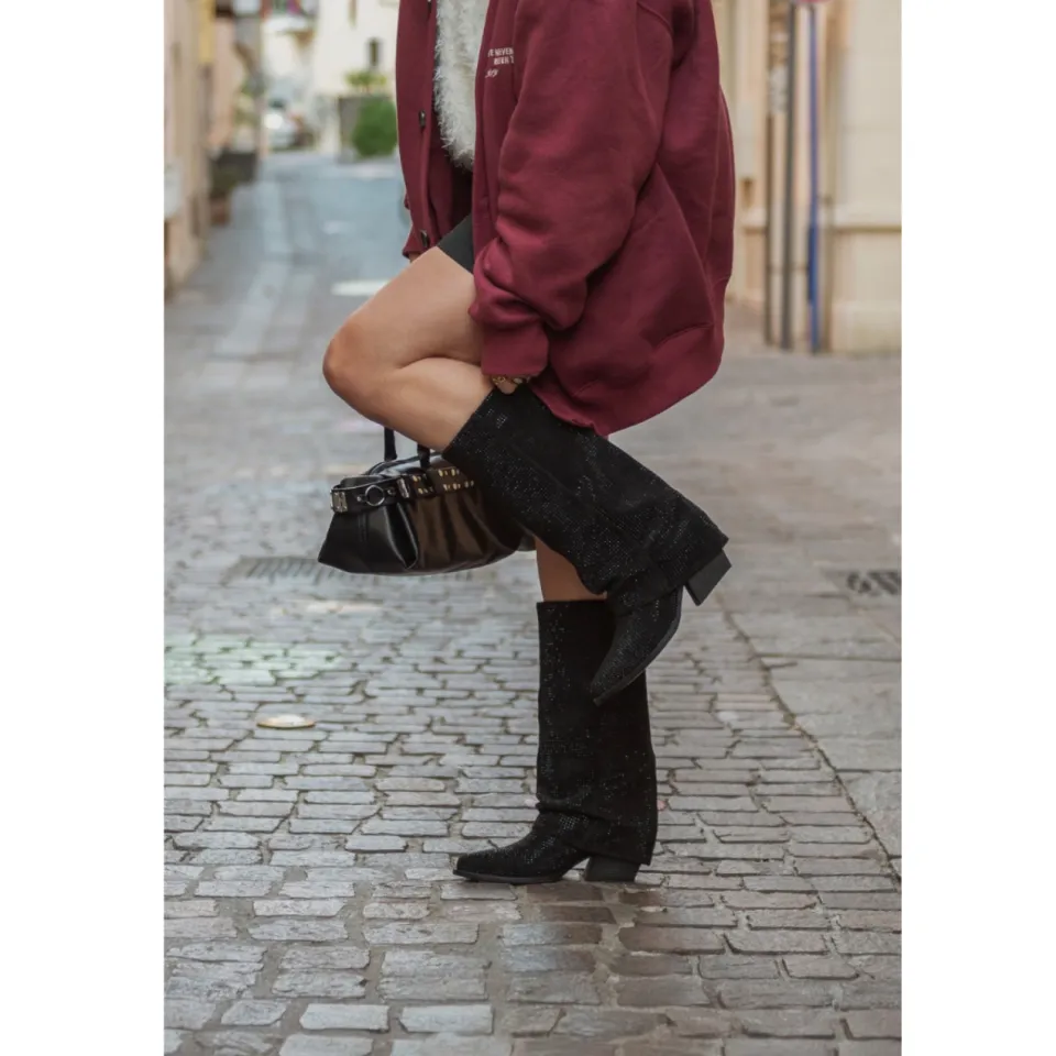 POSH by Poelman Lois cowboylaarzen met studs zwart, foto 5
