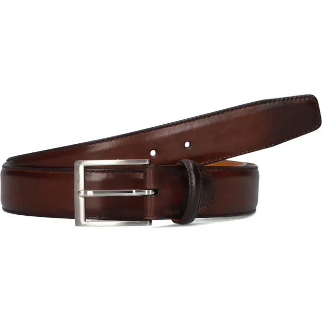 Magnanni 1078 leren riem bruin