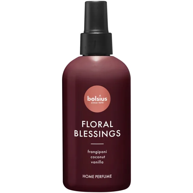 Bolsius interieurspray Floral blessing (225 ml) roze
