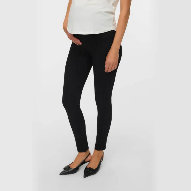 Mamalicious super slim zwangerschaps legging zwart, foto 6