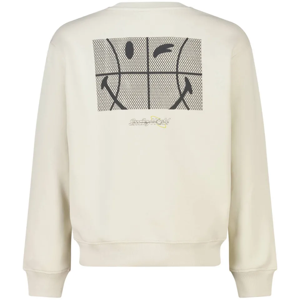 America Today sweater met backprint - ecru, foto 4
