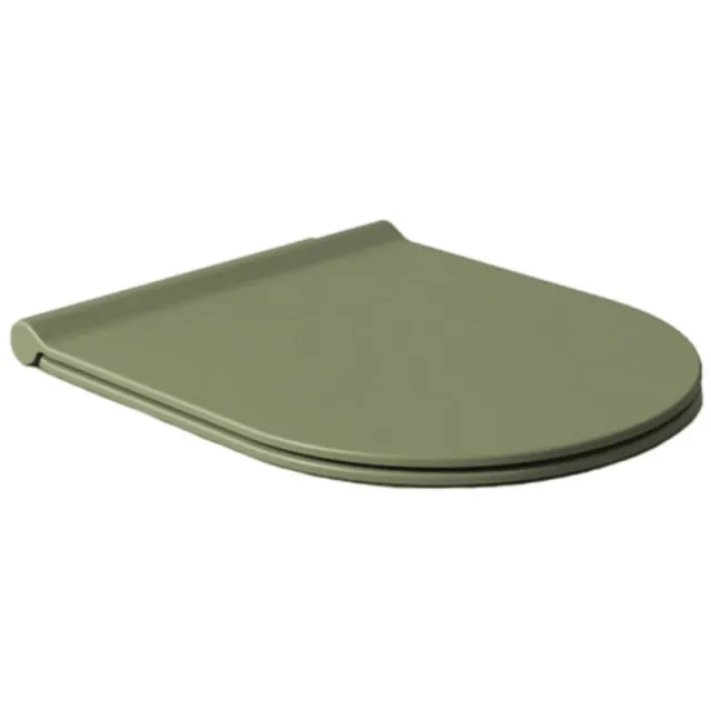Salenzi Toiletzitting Salenzi Form Slim Mat Legergroen