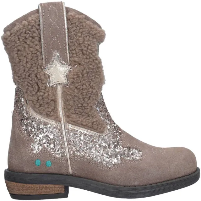 BunniesJR teddy enkelboots - grijs