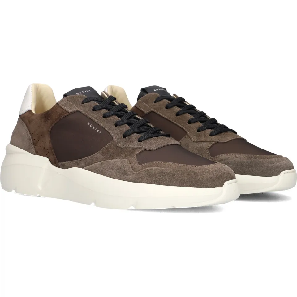 Nubikk Heren Sneakers Roque Road Wave - Bruin, foto 2