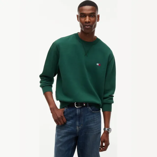Tommy Jeans regular fit sweater - velvet green