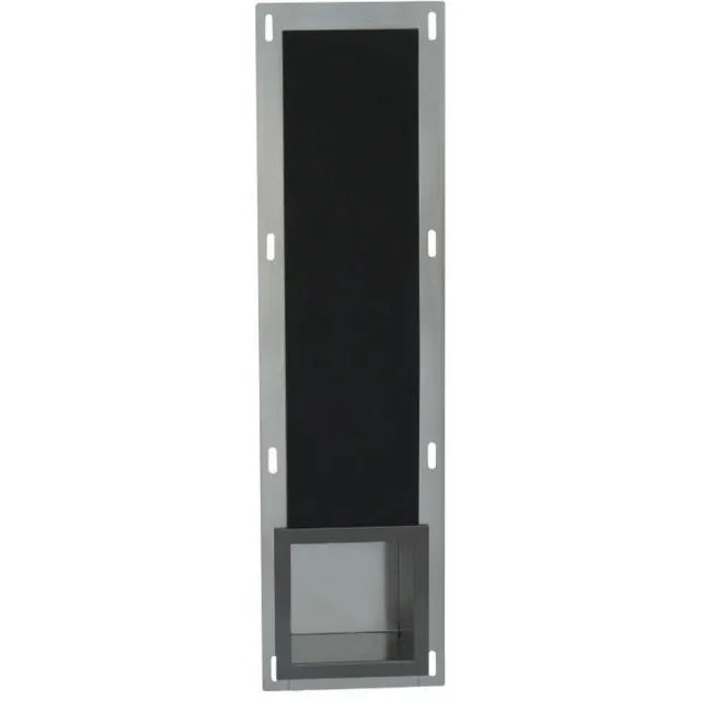 Sanilux Jali inbouw reserve toiletrolhouder gunmetal