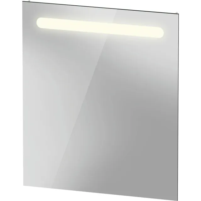 Duravit Spiegel Duravit No.1 Met Horizontale LED Verlichting 60x3.5x70cm Mat Wit
