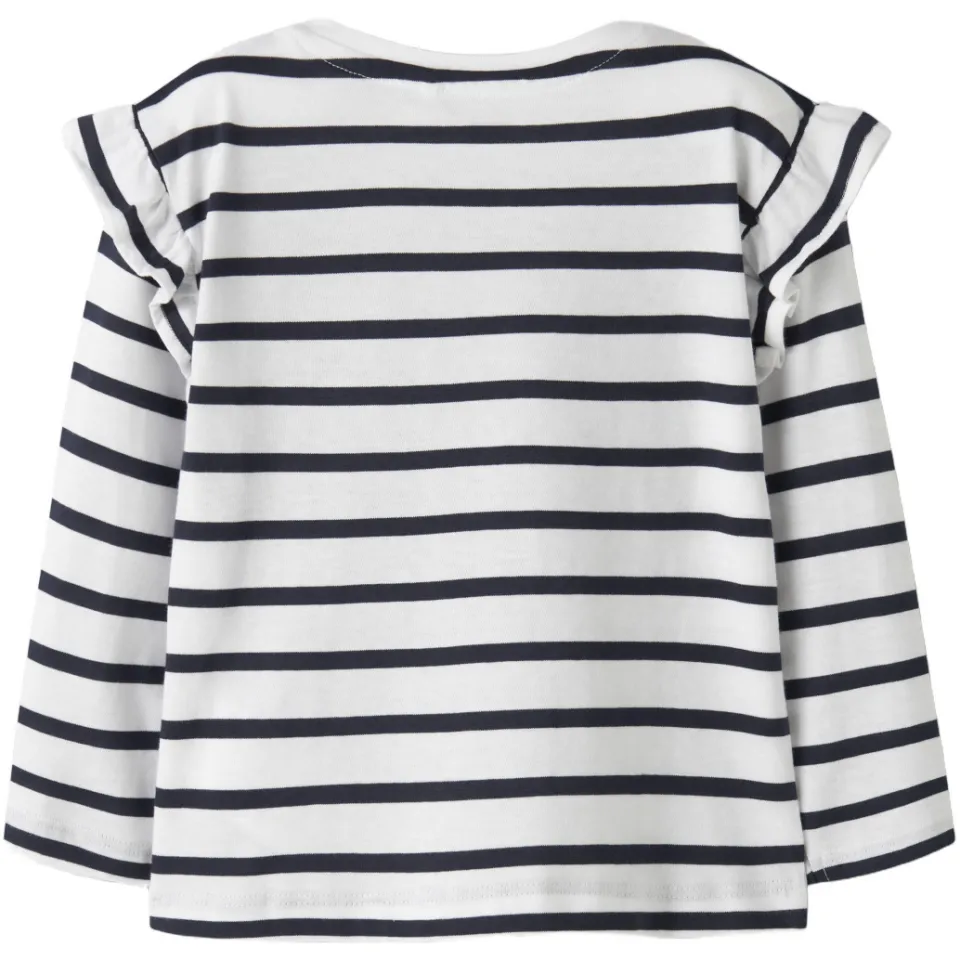 NAME IT longsleeve wit donkerblauw gestreept, foto 3