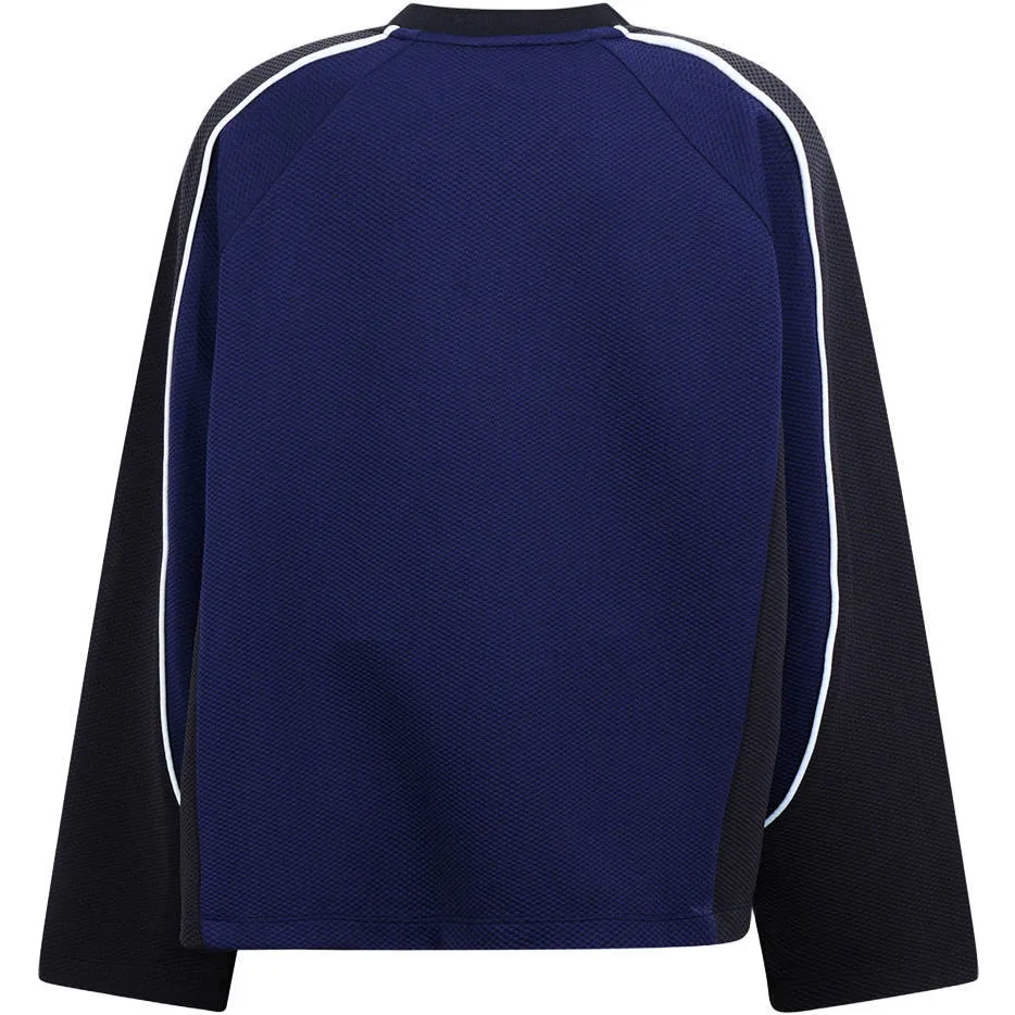 Shoeby oversized longsleeve donkerblauw, foto 5