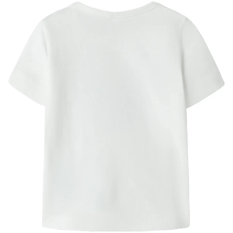 NAME IT BABY T-shirt wit met glitter, foto 2