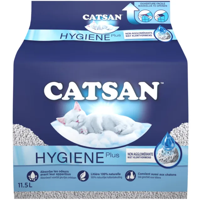 Catsan Kattenbakvulling Hygiene Plus 11,5 liter