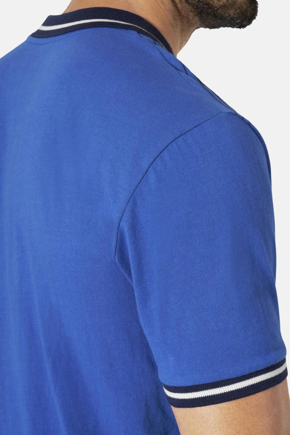 Jan Vanderstorm oversized polo Plus Size OLFTIN blauw, foto 6