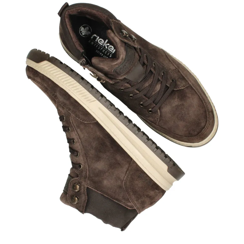 Rieker 299060 hoge sneaker bruin, foto 4