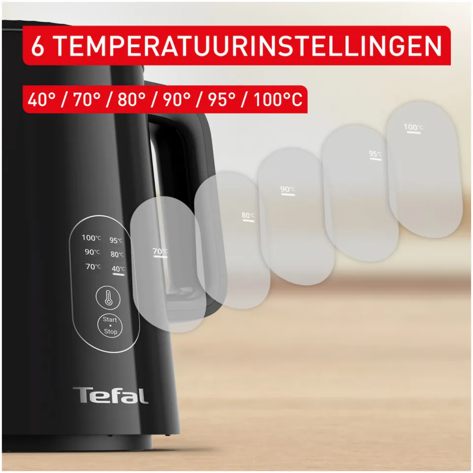 Tefal Thermo Protect KO6518 waterkoker zwart, foto 2